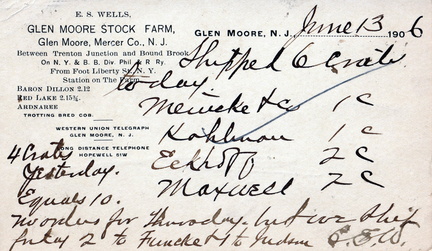 Glenn Moore-Stock-Farm-1906-ES Wells-CTT 55