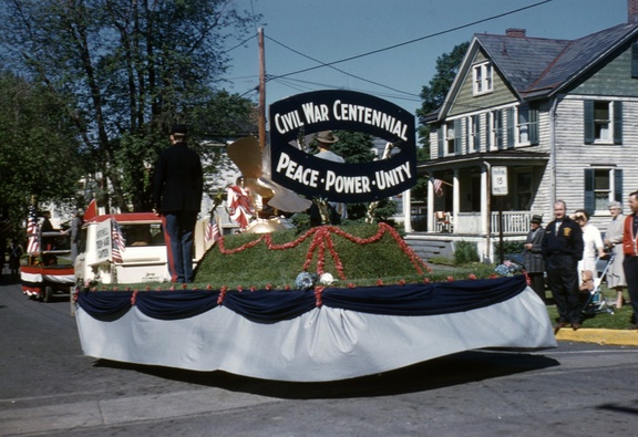1961s7-HwBoro-Memorial-Parade-Kintner-Labaw 45-Model-east-Greenwood-Civil-War
