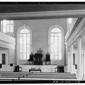 Broad West-046-1936-ph-Old School Baptist Church-Interior-HABS NJ 199