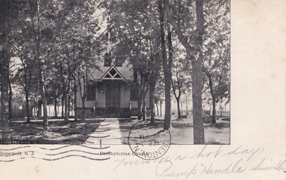 Broad West-079-1905-pc-Presbyterian Church front-Fine undiv 1906-SC2 016