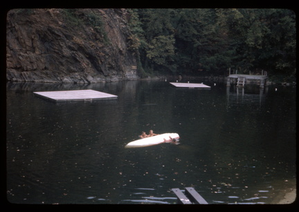 1965-10-Hw-Quarry-Lake-Capsize-Rafts-JML SL 043