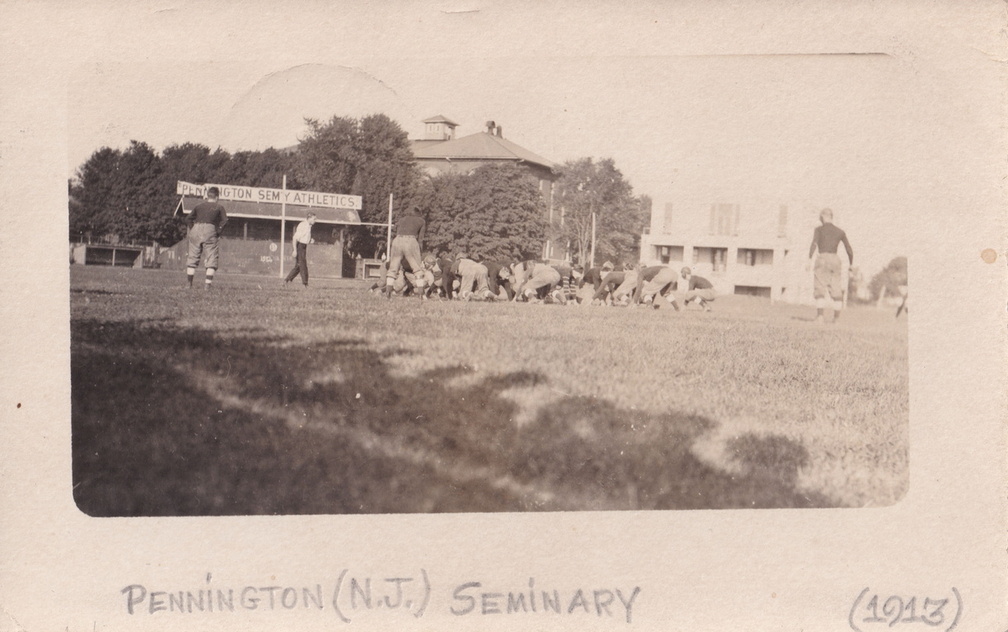 Delaware West-112-1913-pc-Penn Seminary Football-bw-SC 129