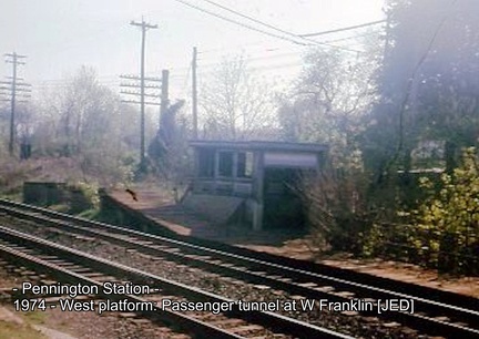 SL-ST1P-13-Penn-Station-Railroad-016 018-1974-ph-Penn RR Station Passenger Tunnel-west-JED