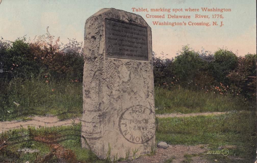 Zz Wash Cross-xxx-1911-pc-Wash Cross Park Marker-Valentine-CTT 080